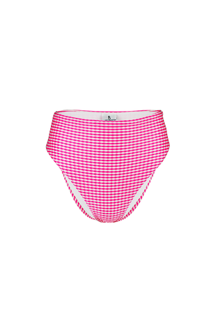 Pink Stripes Pattern Bikini Bottom
