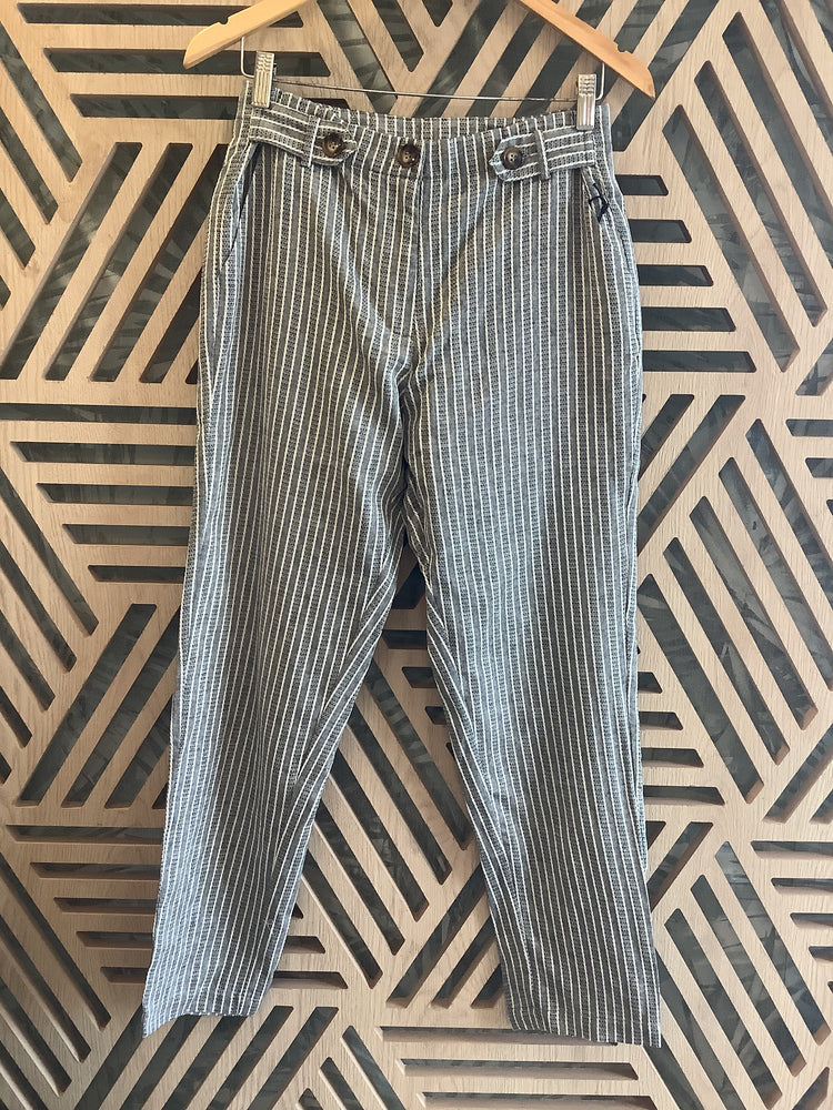 Grey Stripes Long Pant