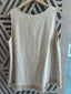 Cream Linen Tank Top