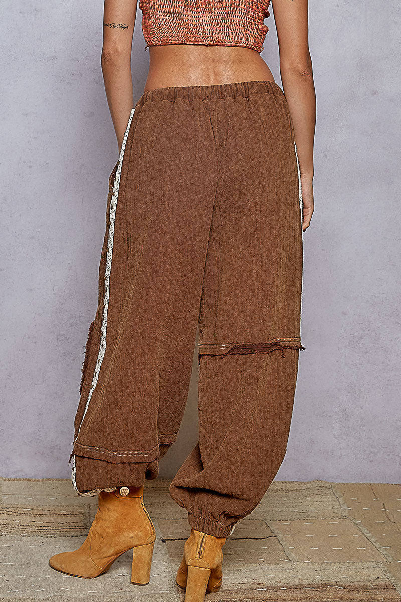 Brown Jogger Pant