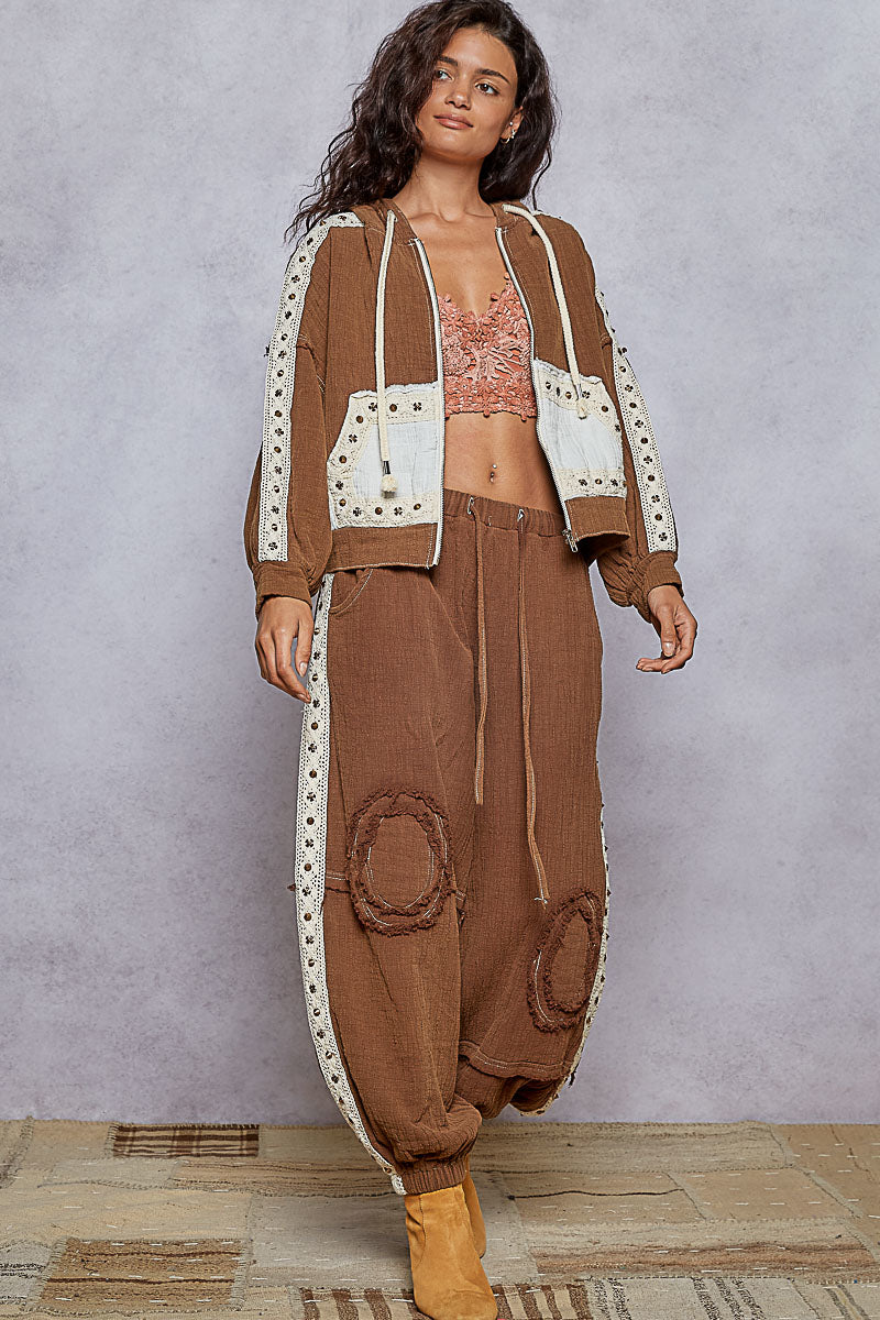 Brown Jogger Pant