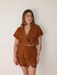Terracota Vest Short Set