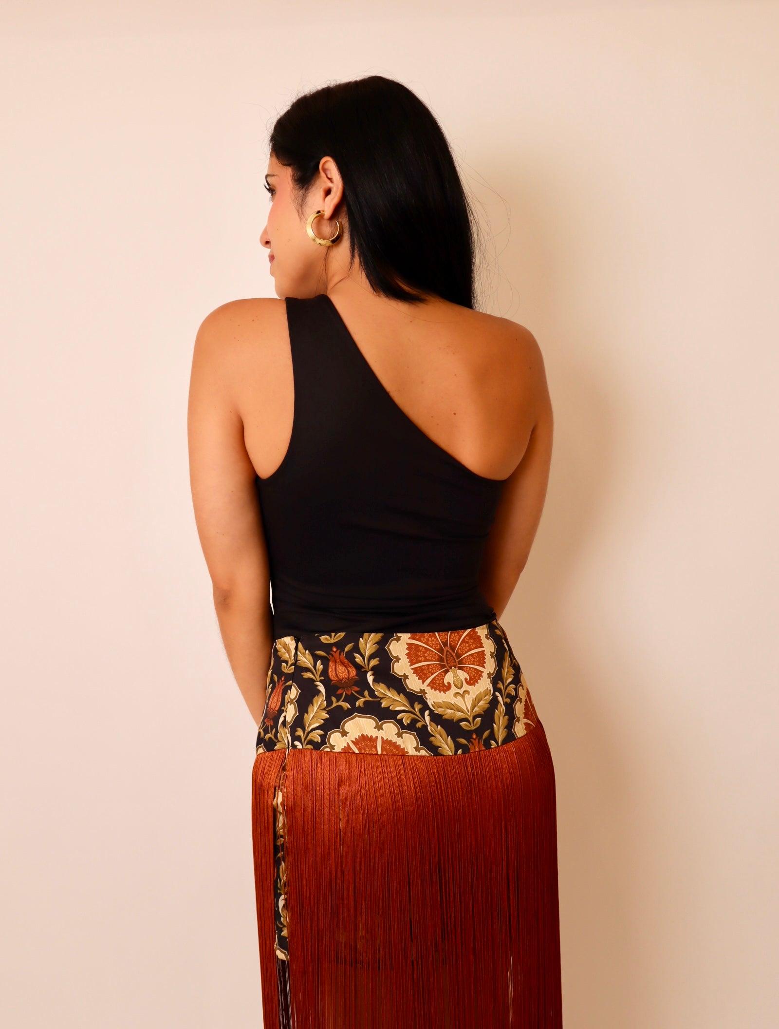 Fringe Mini Skirt