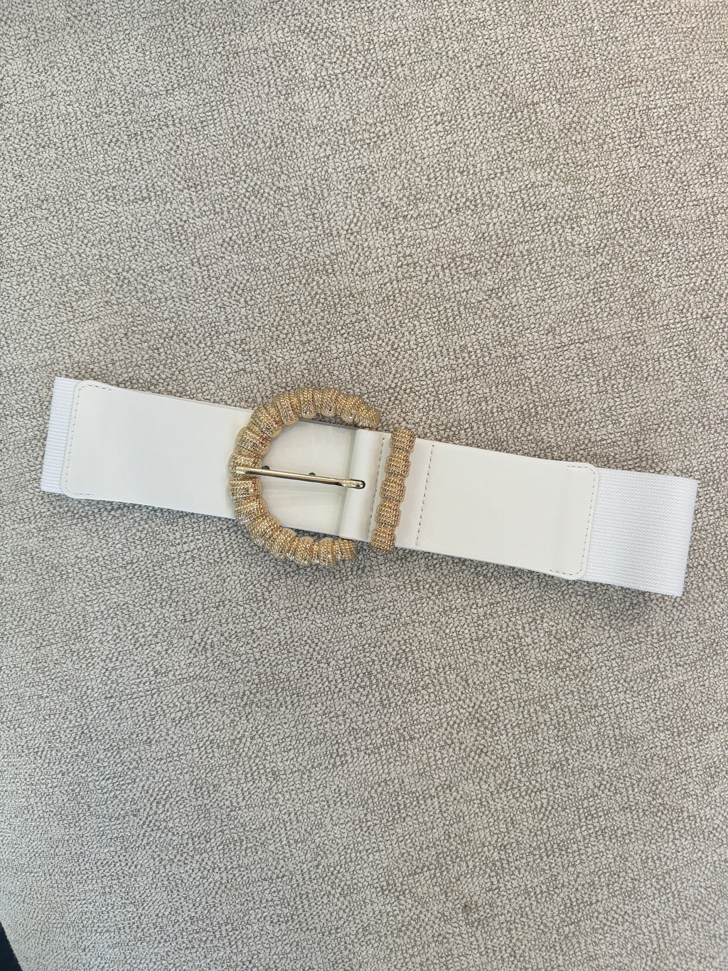 White & Gold Belt