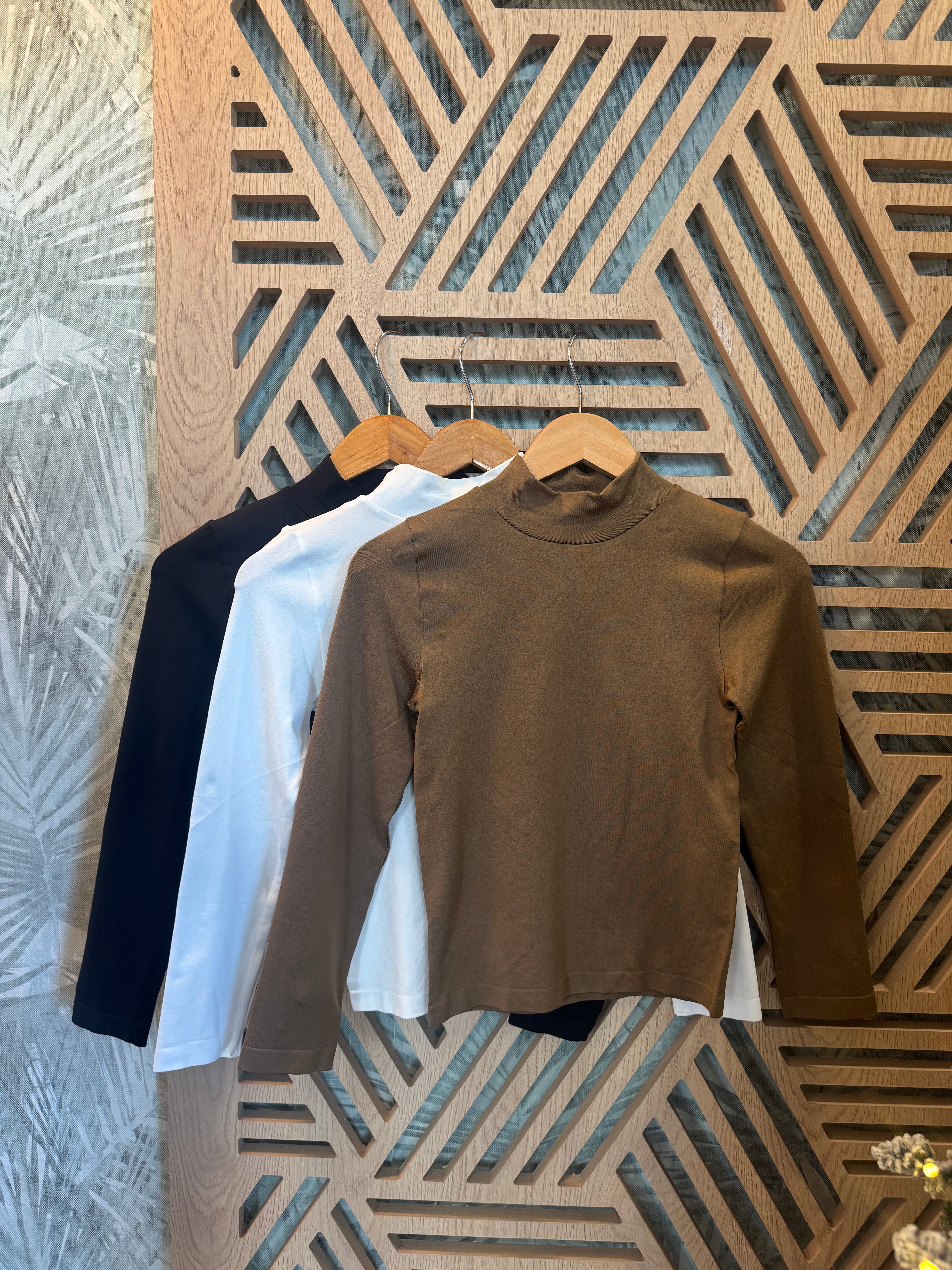 Long Sleeve High Neck