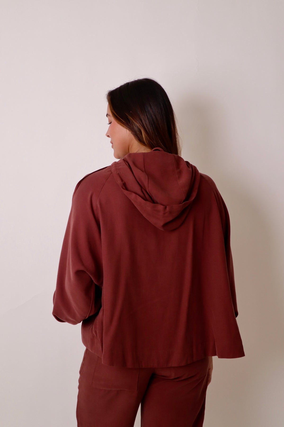 Adjustable Hood Pockets Jacket