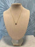Emerald Cut Drop Necklace