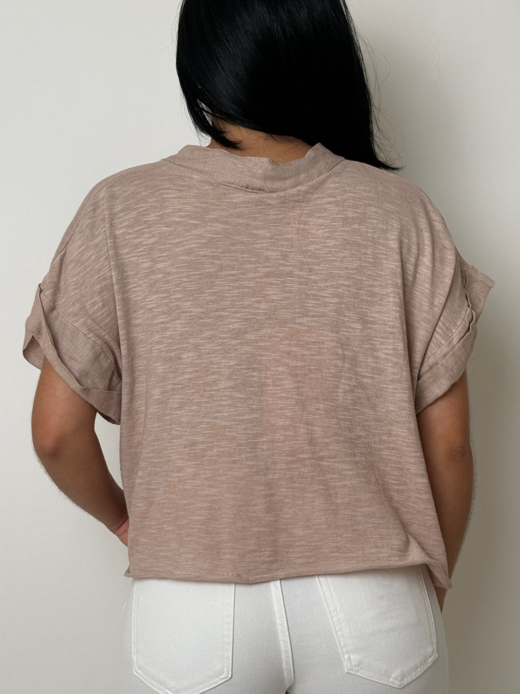 Melody Linen Tie Top
