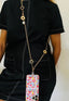 Flowers Pearl Phone Lanyard