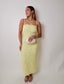 Yellow Lace Long Dress