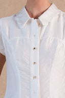 Collar Button Down Blouse