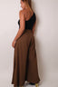 Coffee Wide Leg Pants