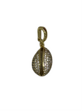 Rhinestone Seashell Charm