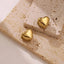 Gold Heart Clip Earring