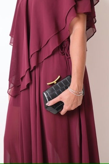 Hexagon Clutch Black