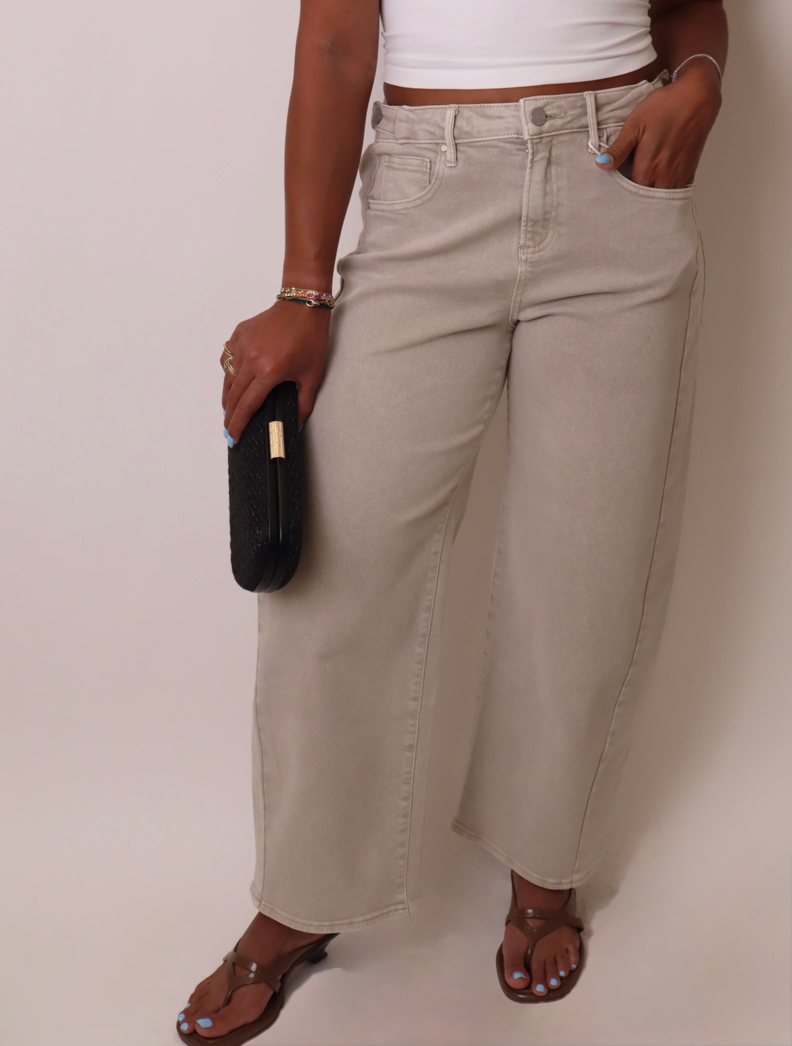 Almond Barrel Jeans