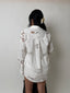 Embroidered Detail Oversize Shirt
