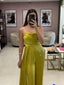 Mustard Strapless Jumpsuit