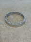 Silver Closed Bangle Bracelet