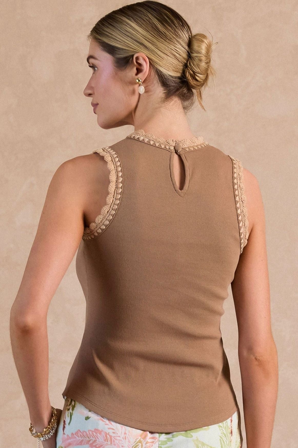 Crochet Detail Tank Top