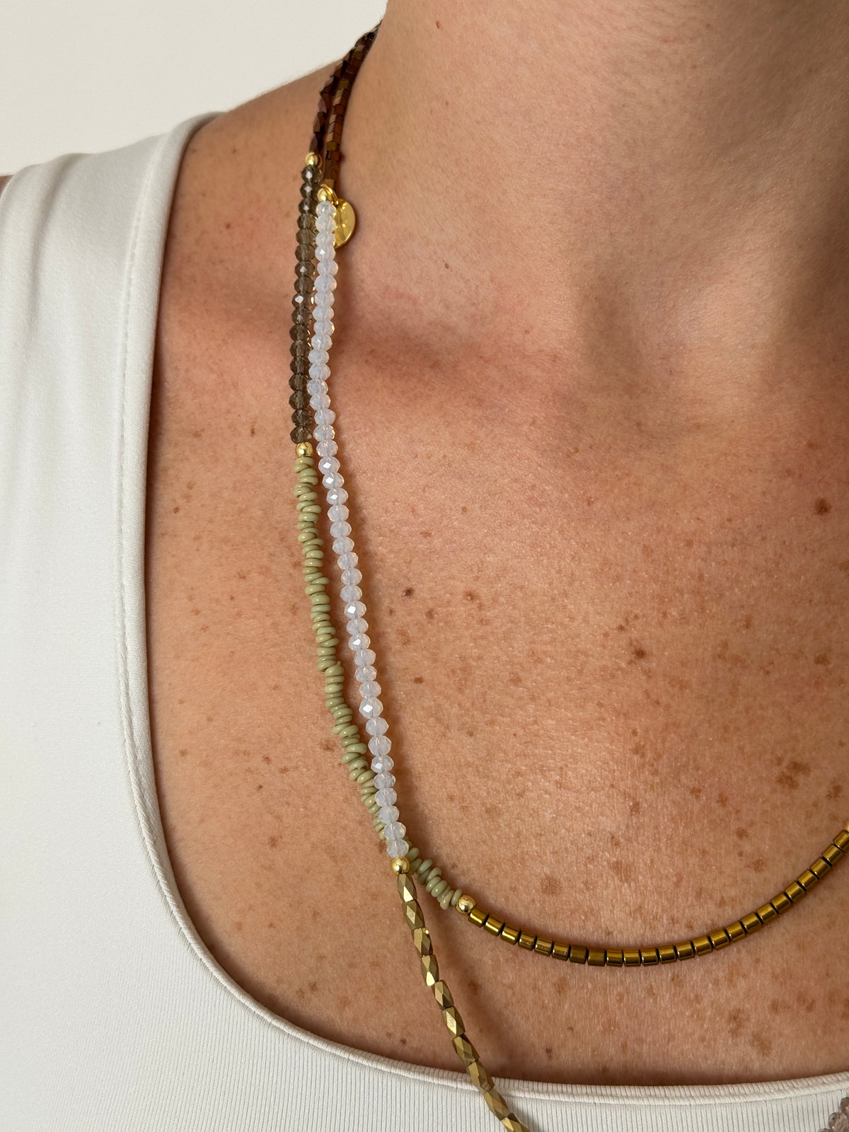 Mini Beads Infinite Necklace