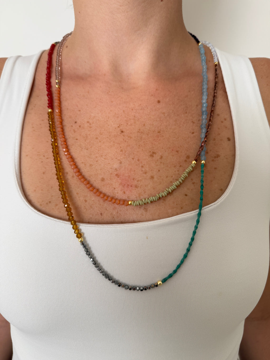 Mini Beads Infinite Necklace