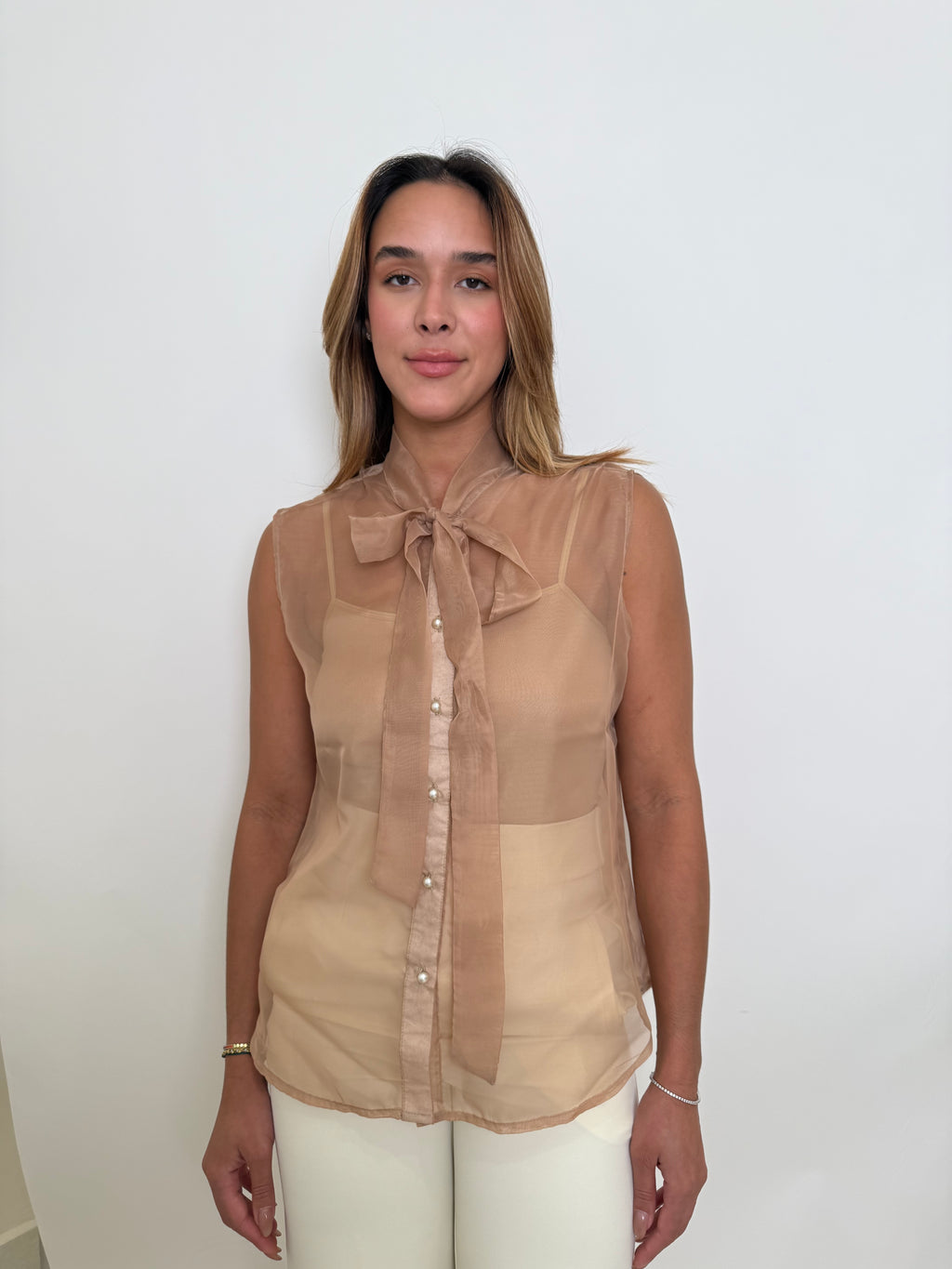 Nude Solid Top