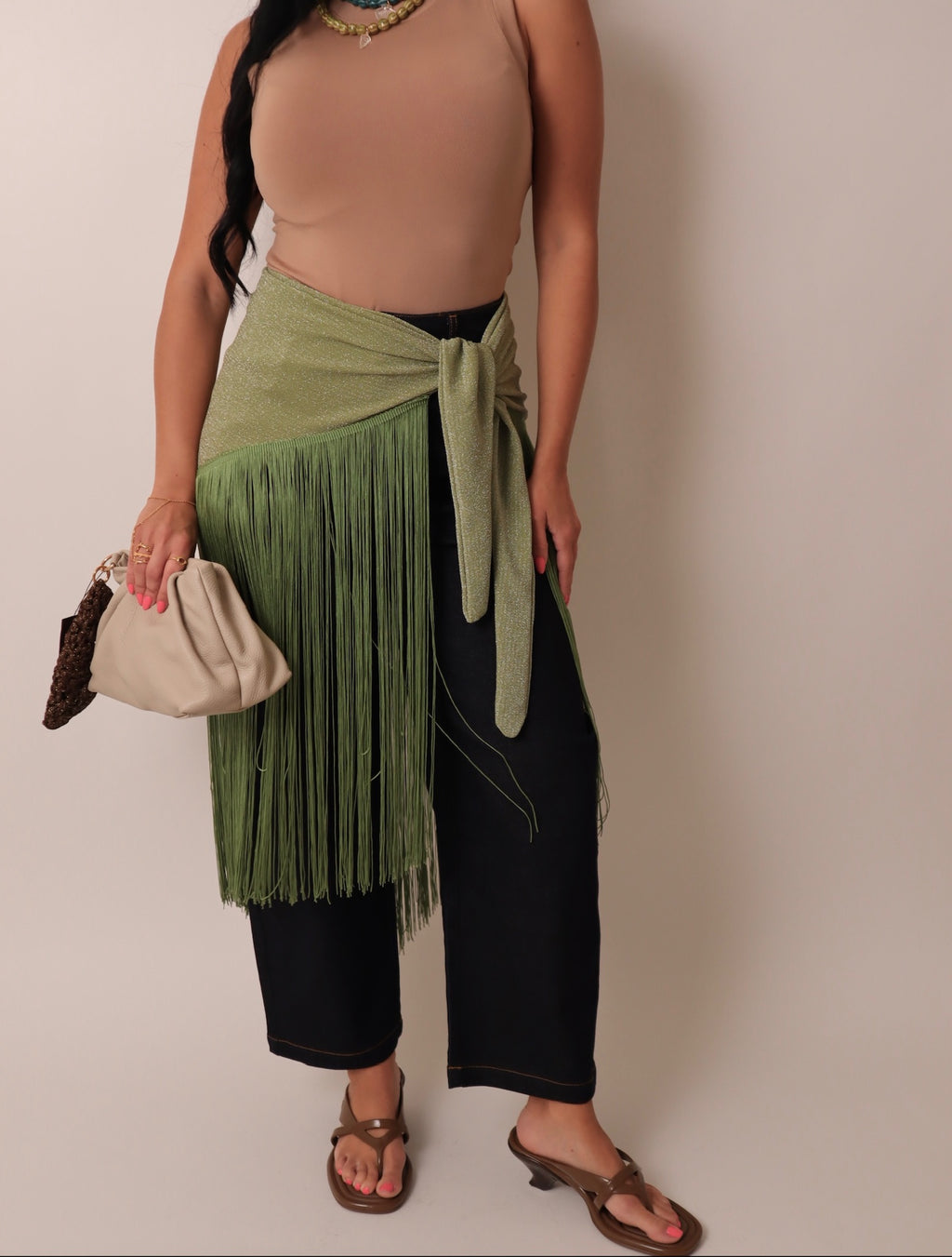 Multi Use Fringe Skirt/Top