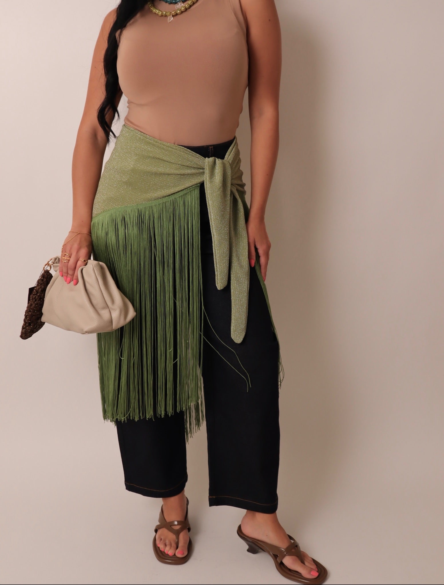 Multi Use Fringe Skirt/Top