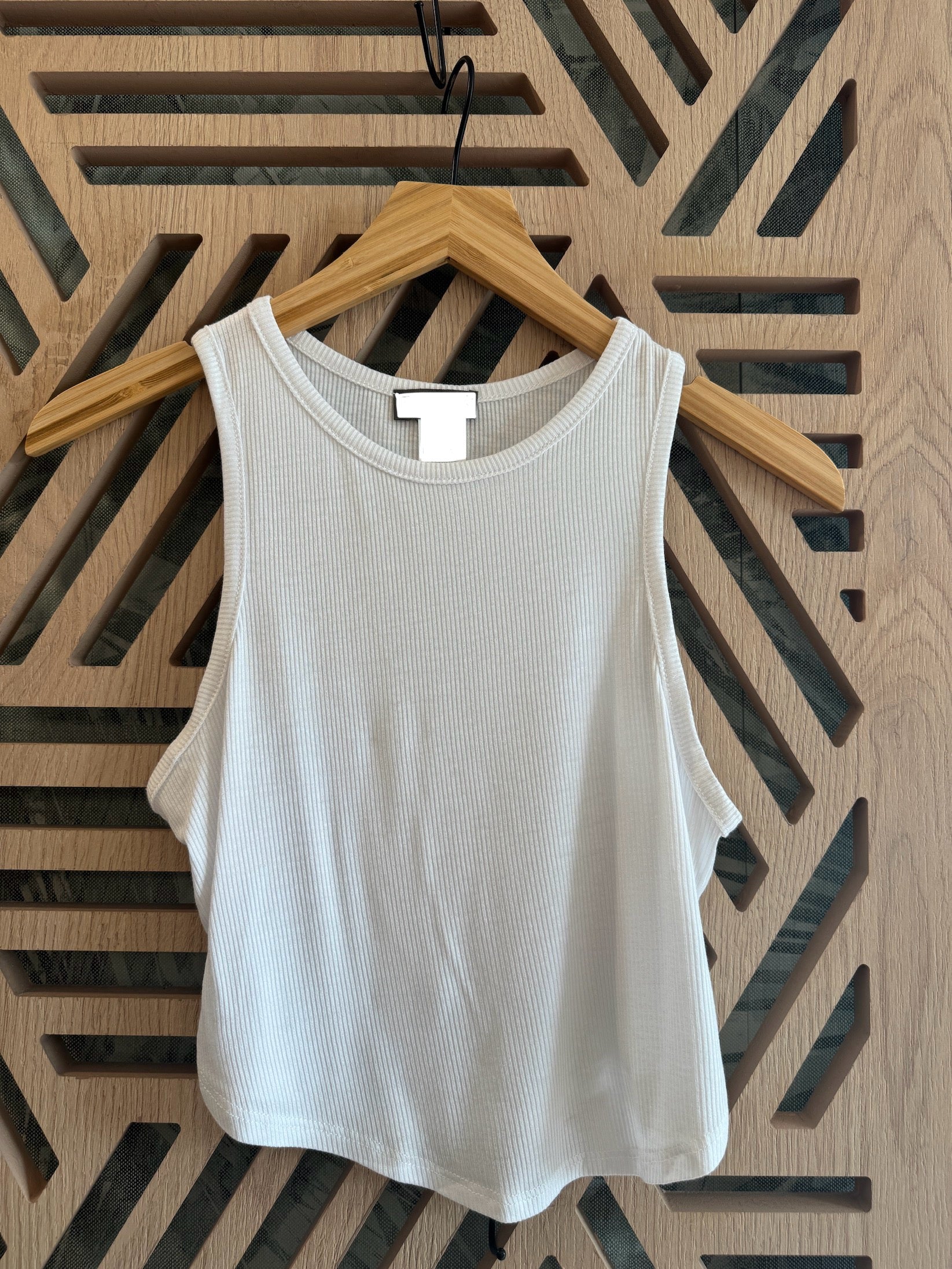 Cropped Ribbed Tank Tops