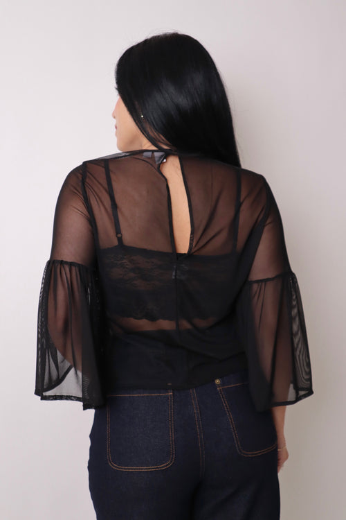 Alessia Black Blouse