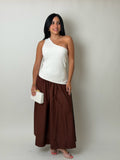 Two Toned One Shoulder Dress