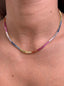 Colored Tennis Necklace