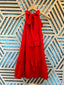 Red Halter Dress