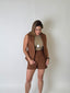 Mocha Vest Set