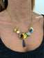 Karmelia Dark Blue Jade Necklace