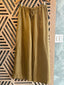 Light Brown Linen Straight Leg Long Pant