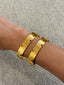 Gold & Colorful Studs Bangle