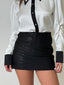 Black Sequins Mini Skort