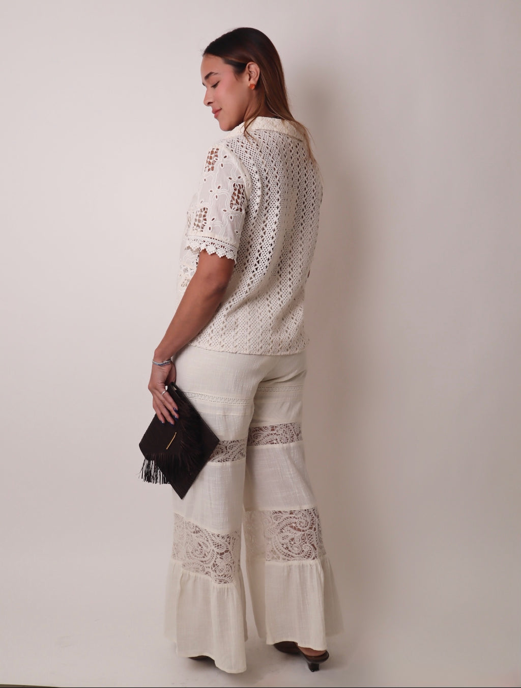 Wide Leg Tiered Pants