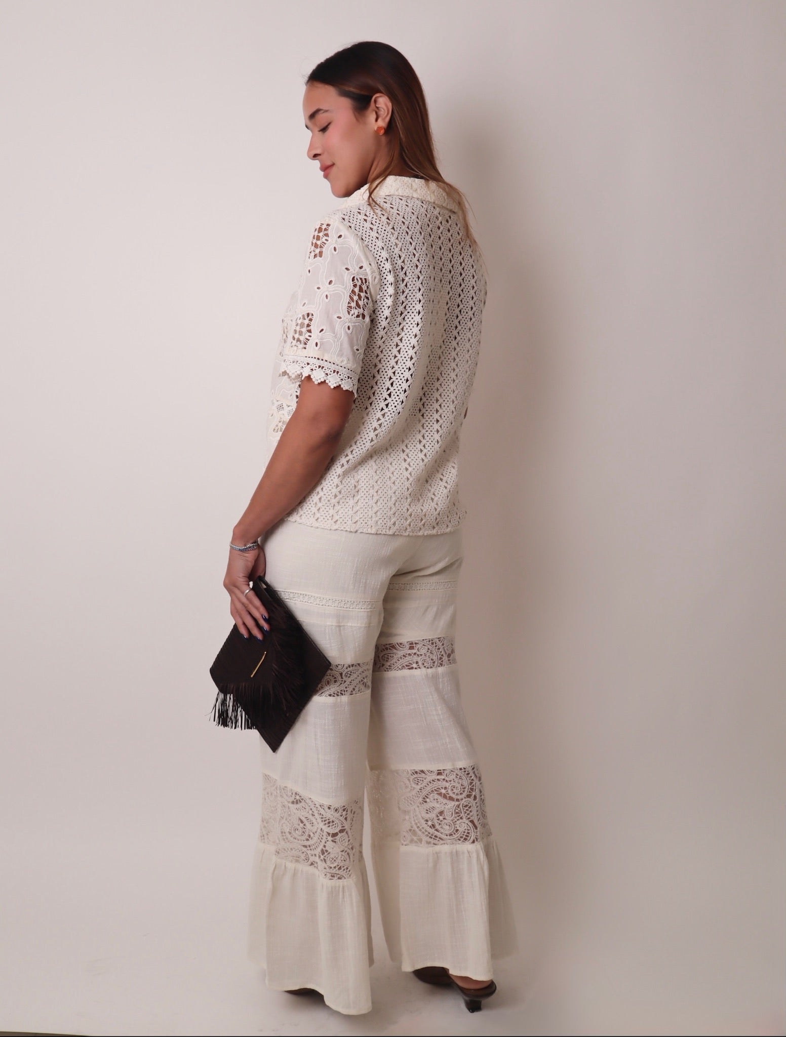 Wide Leg Tiered Pants