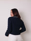 Contrast Placket Cardigan