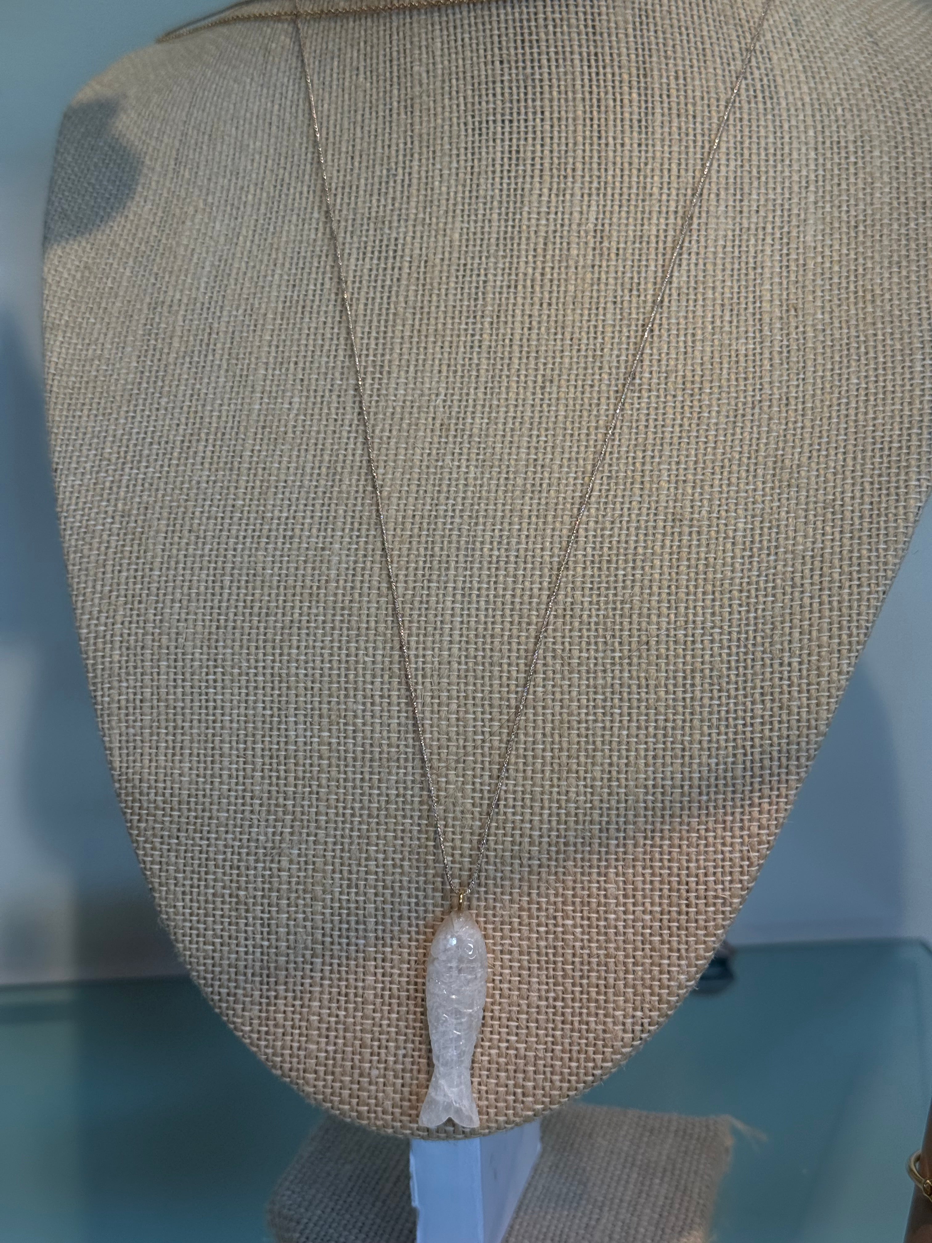 Rainbow Moonstone Necklace