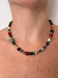 Fall Mix Gems Necklace