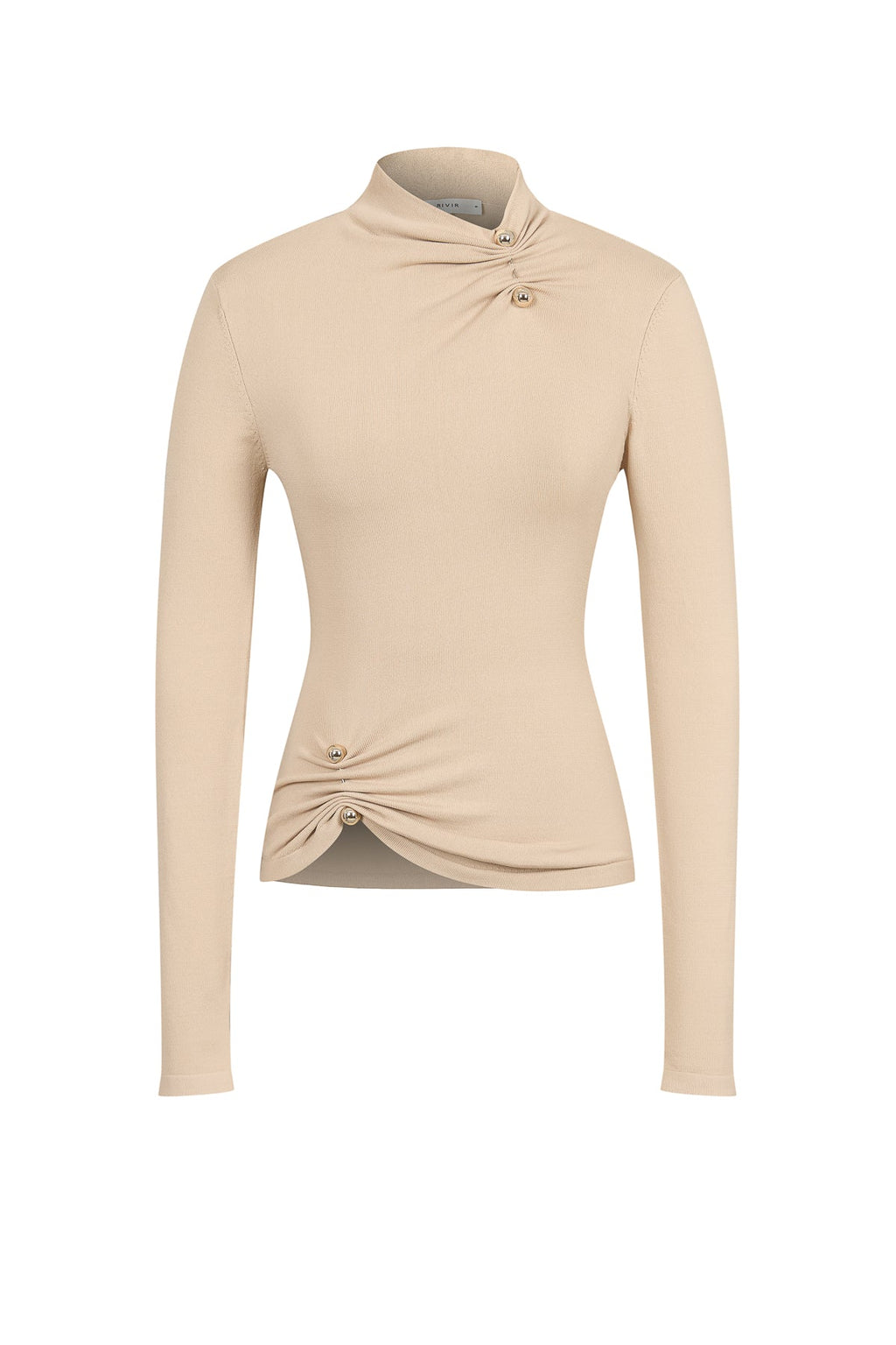 Long Sleeve Gold Trim Top