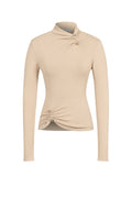 Long Sleeve Gold Trim Top