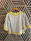 Yellow Embroidered Top