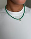 Green Mini Stone Necklace