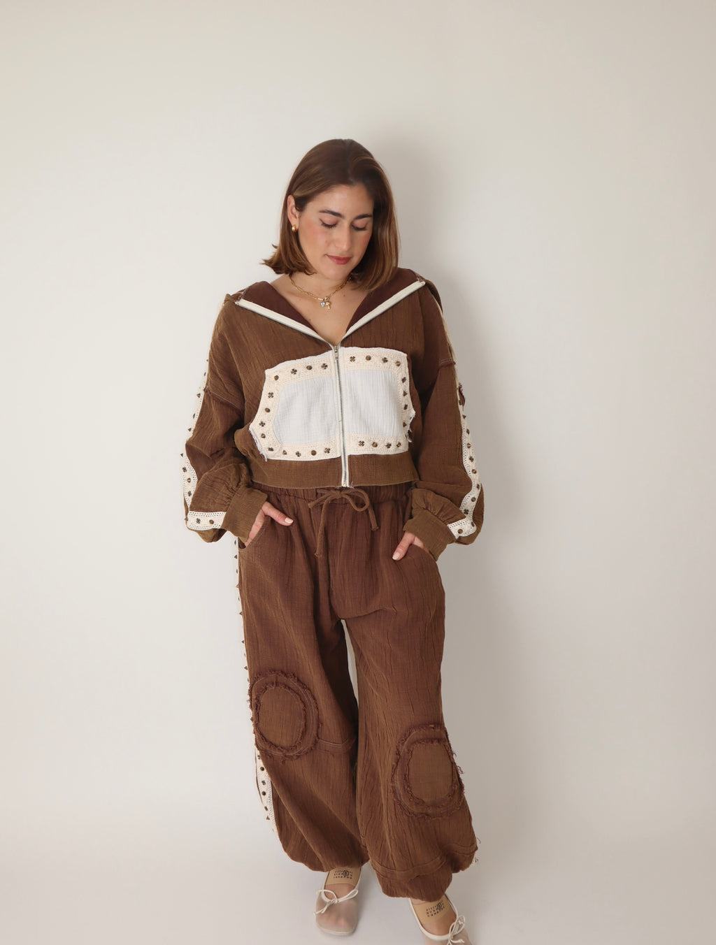 Brown Jogger Pant