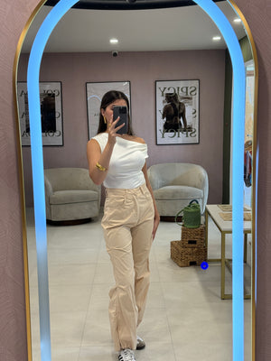 Peach Relaxed Long Pant